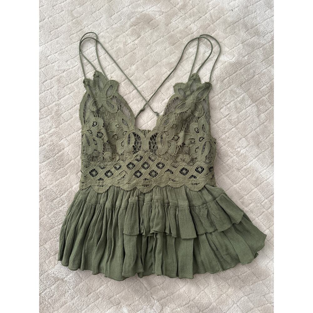 FP One size Small green tank